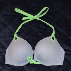 Light Blue Gorgeous VS Push-Up Bikini Top